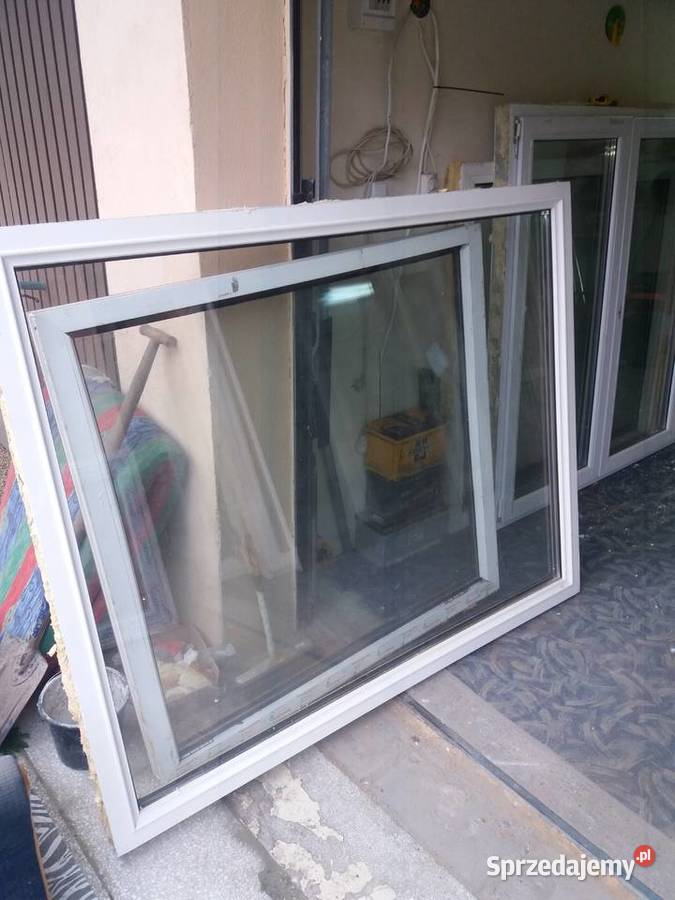 okna plastikowe balkony używane z demontażu Dobre Miasto