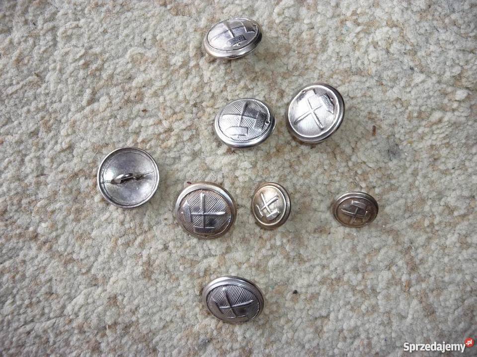 Guziki górniczego munduru galowego Wodzisław Śląski