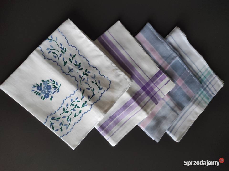Chusteczki damskie Nowe 4 sprzedam