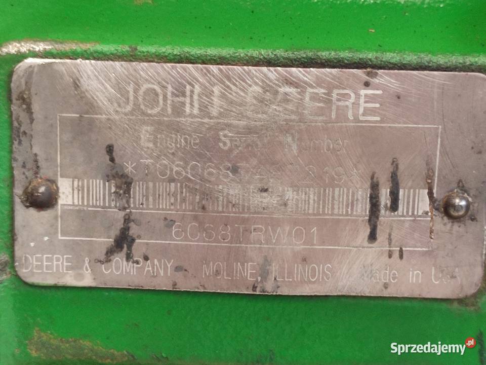 Silnik 6068TRW01 John Deere 7600 Wilkowo