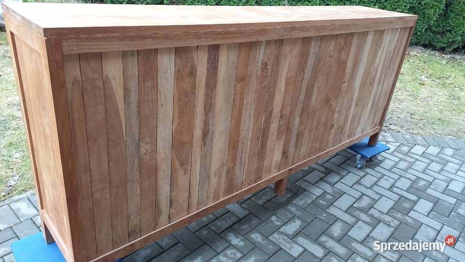 Komoda teak drewniana kolonialna Szafka pod Gawroniec sprzedam