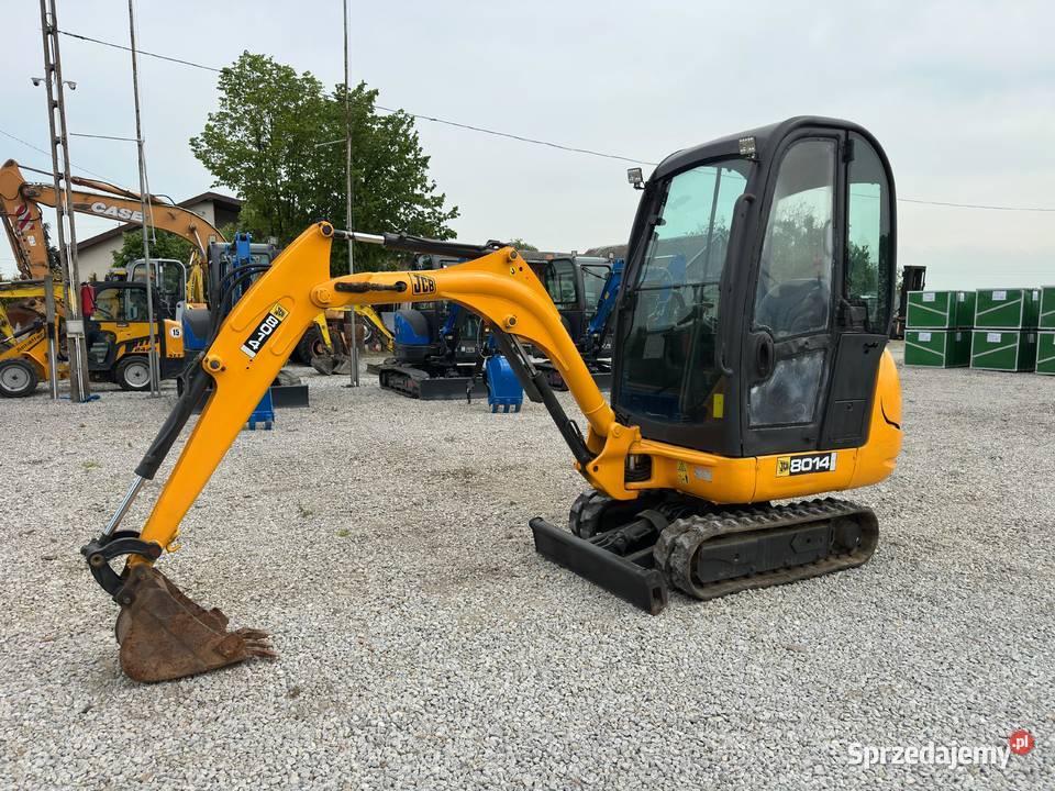 JCB 8014 Mini koparka z 2007 roku Waga 1500 łódzkie Złoczew