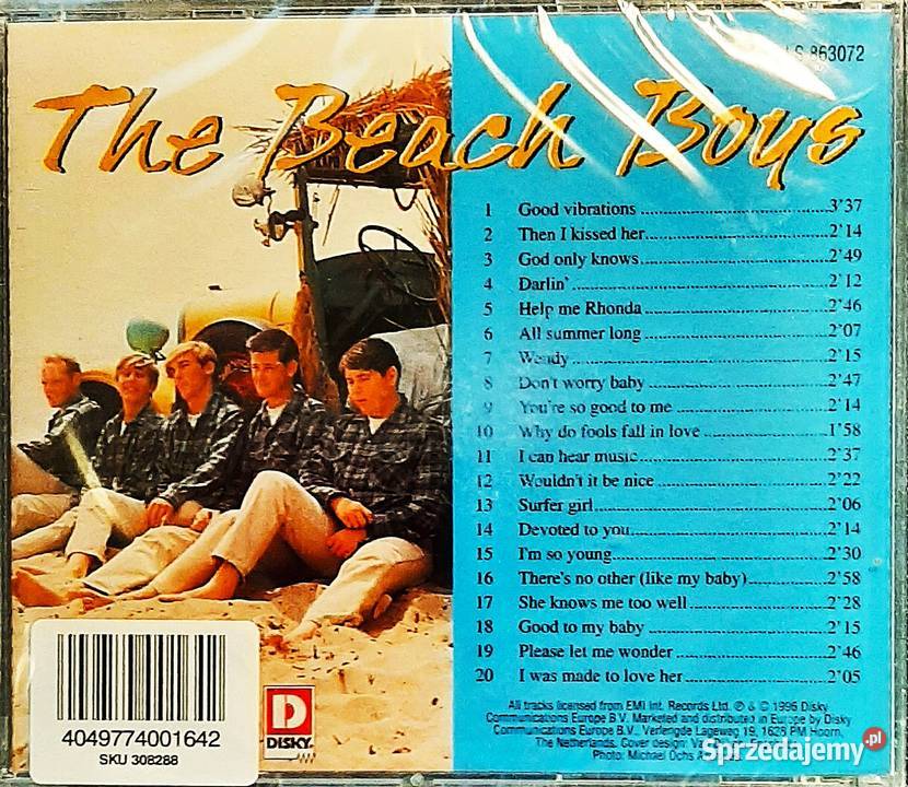 Kultowy Album CD The BEACH BOYS 20 Great Love pop Warszawa