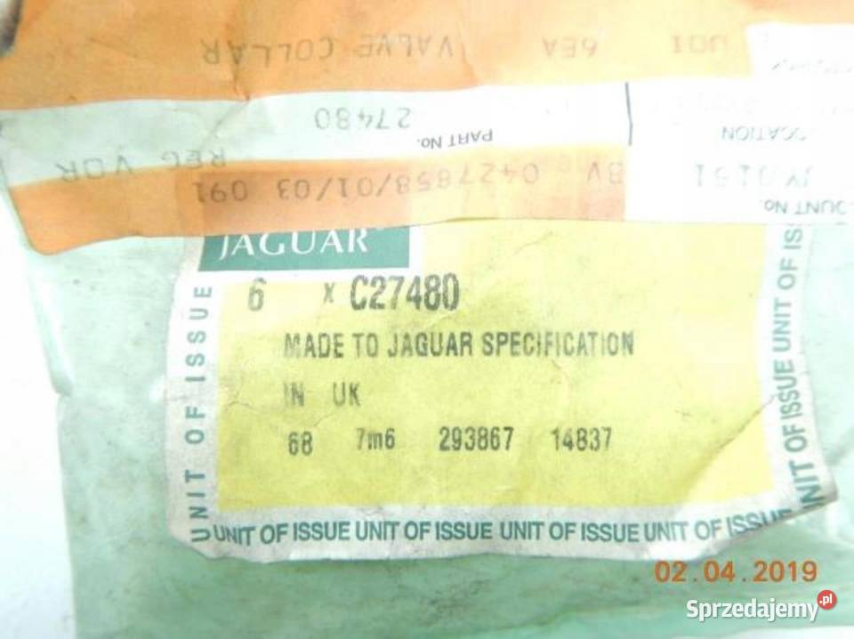 MISKA SPRĘŻYNY PODKŁADKA ZAWORU SSĄCEGO JAGUAR osobowe