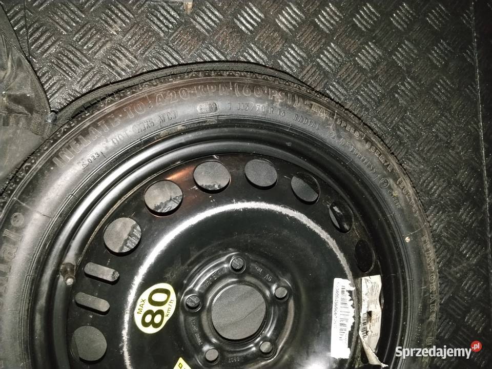 Koło dojazdowe dojazdówka Continental 5x110 T Warszawa