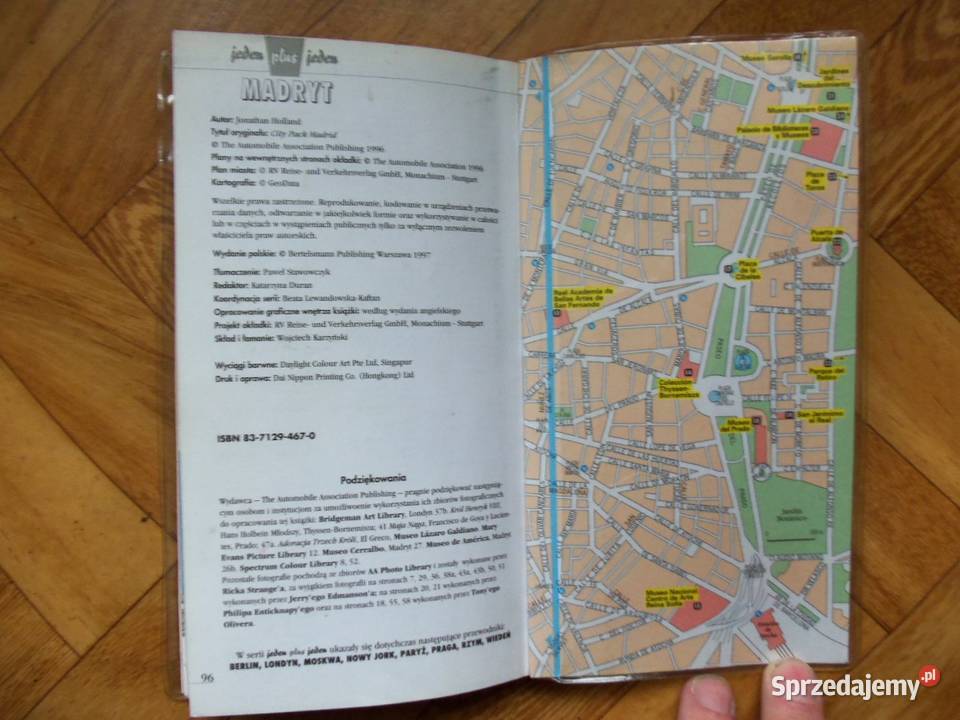 Madryt przewodnik plan miasta opolskie Głuchołazy