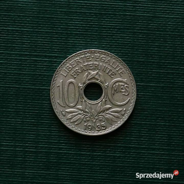 FRANCJA 10 centymów 1935r Numizmatyka