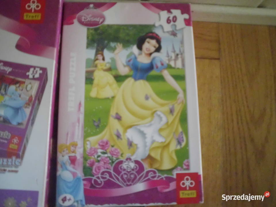 PUZZLE zestaw dziewczynki 9 księżniczki DISNEY