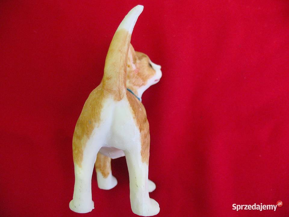 Kot rudy mały kotek ceramika utwardzana 9 x 7 x Siedlce