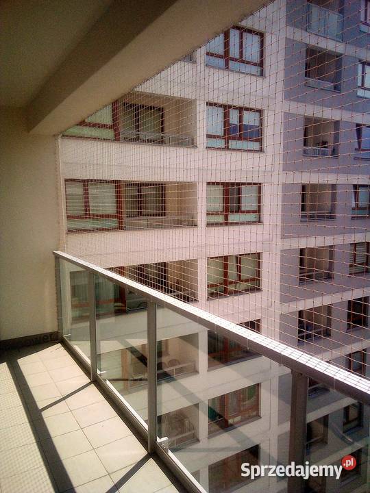 Siatka ochronna na balkon kota bez wiercenia Warszawa usługi dla zwierząt