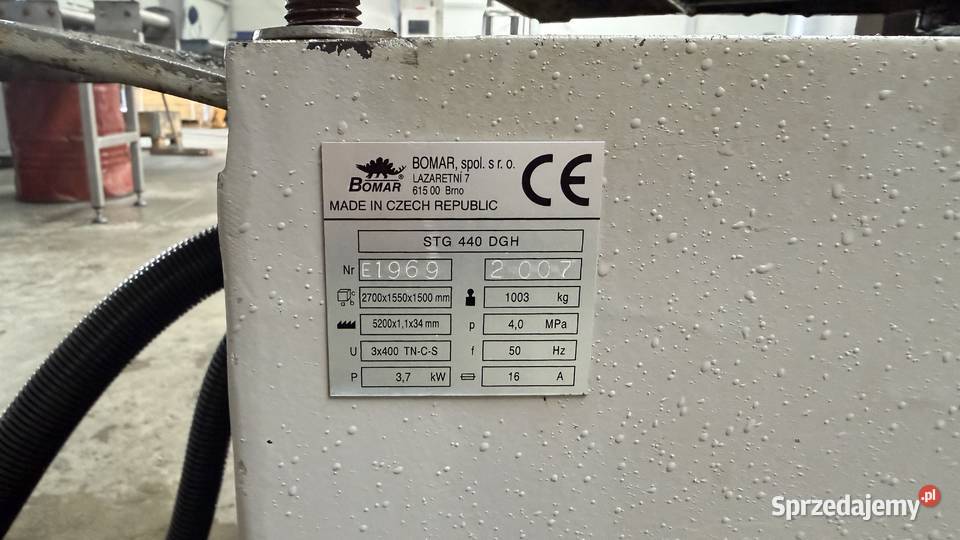 Przecinarka taśmowa Świeca