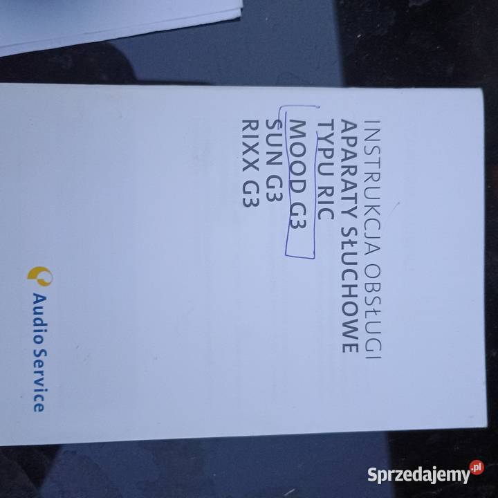 Sprzedam aparat słuchowy audio service mood g3 Michów