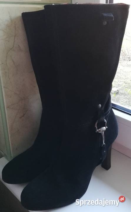 Eleganckie skórzane kozaki Jane Shilton 375 38 sprzedam