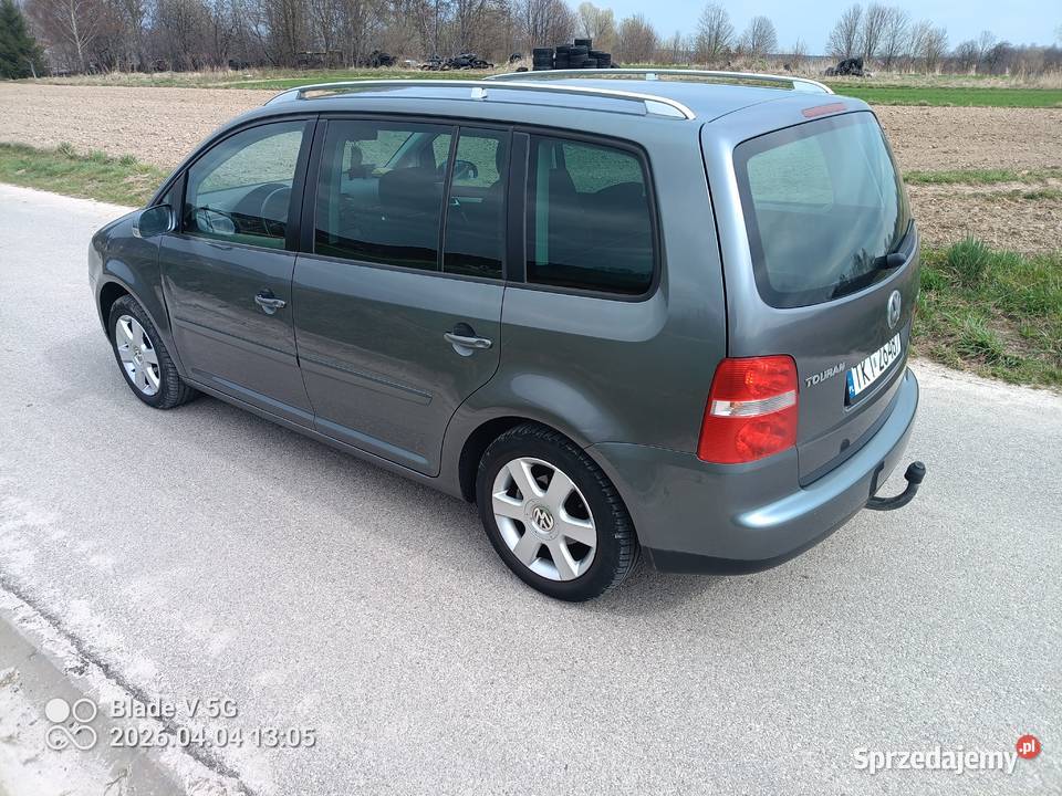 Volkswagen Touran 16 2004r Godny Jeziorko