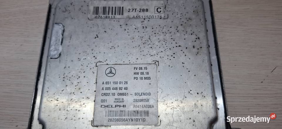 Sterownik Silnika Mercedes W204 Sandomierz