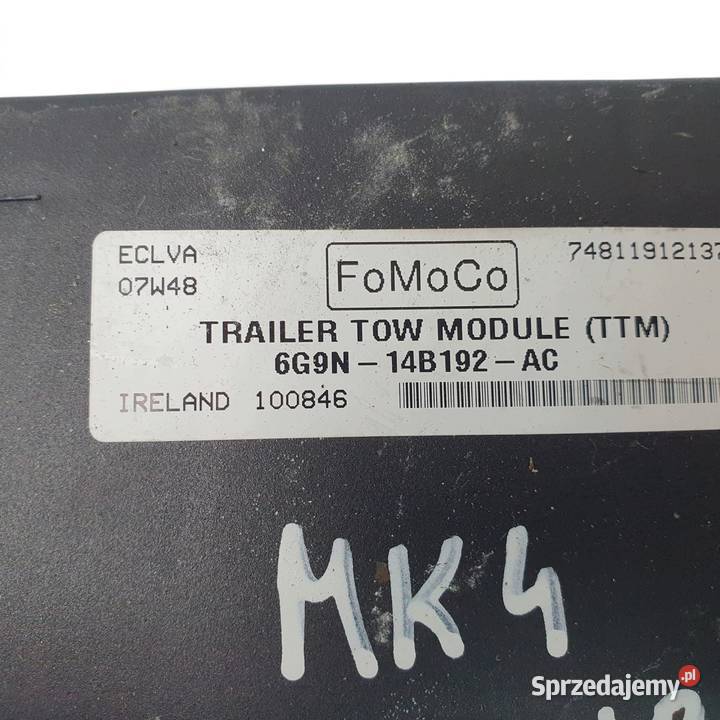 MODUŁ STEROWNIK HAKA Ford Mondeo MK 4 Chełm