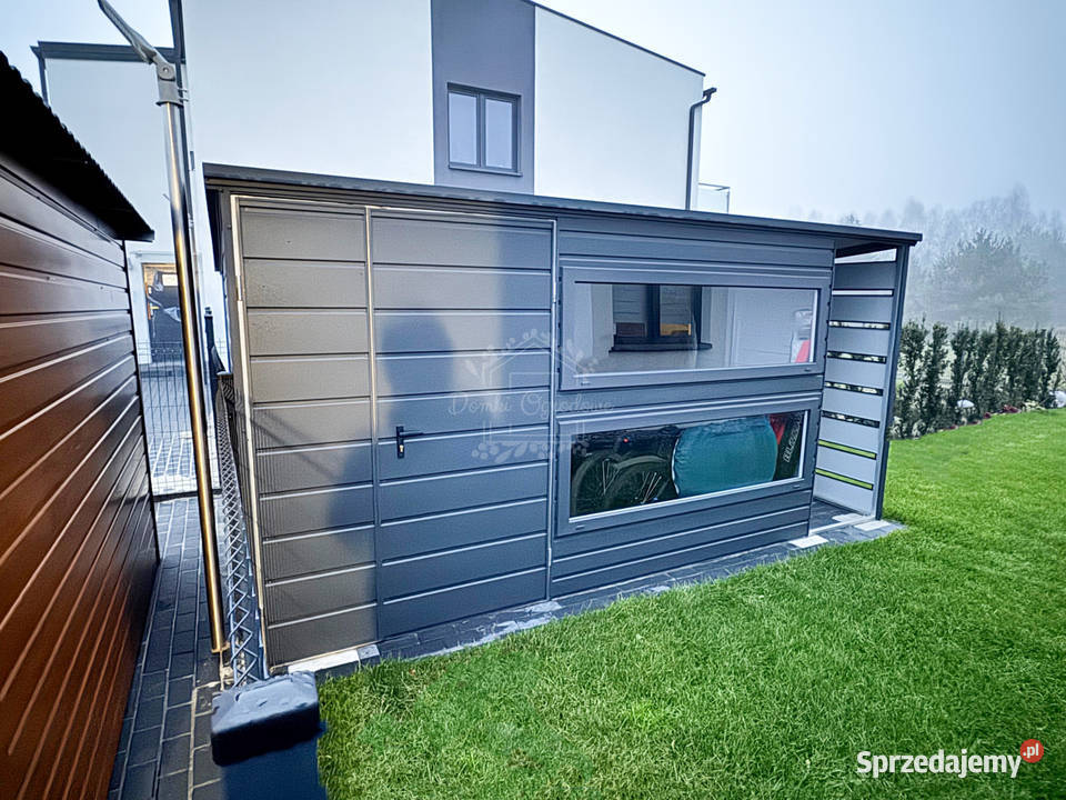Schowek domek ogrodowy 38x25m wiata 07x25m Gniezno