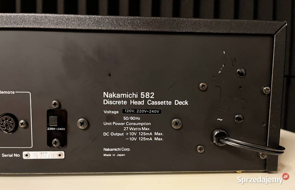Magnetofon kasetowy Nakamischi 582 Kraków