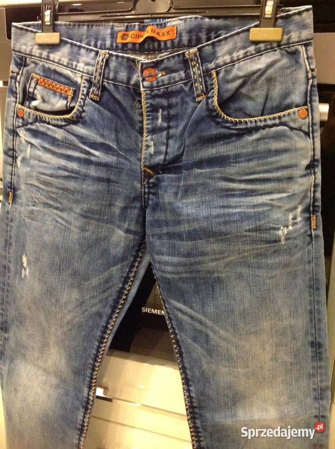 Spodnie Jeans Męskie CIPO BAXX L j nowe lubuskie Nowa Sól sprzedam