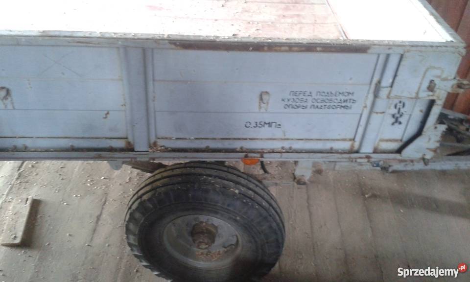 Przyczepa 45 t wywrot 3stronny 2 Pilaszkowice Drugie sprzedam