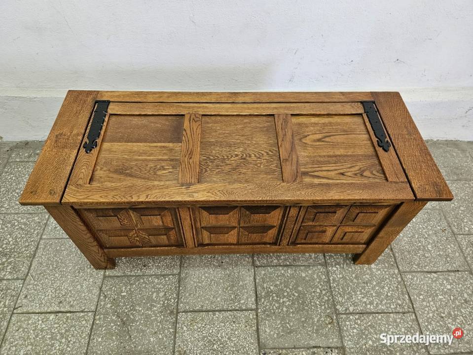 Skrzynia ławka rustykalna do przedpokoju holu Nowy Sącz