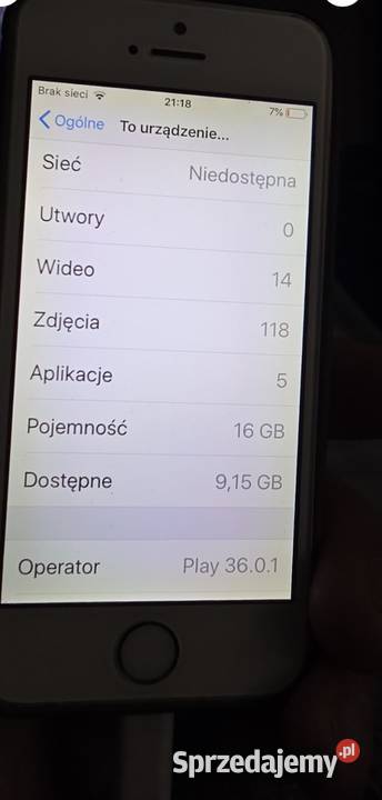 Iphone 5s Apple / iPhone Ząbki
