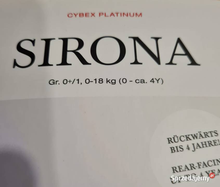 Fotelik samochodowy Cybex Platinum świętokrzyskie