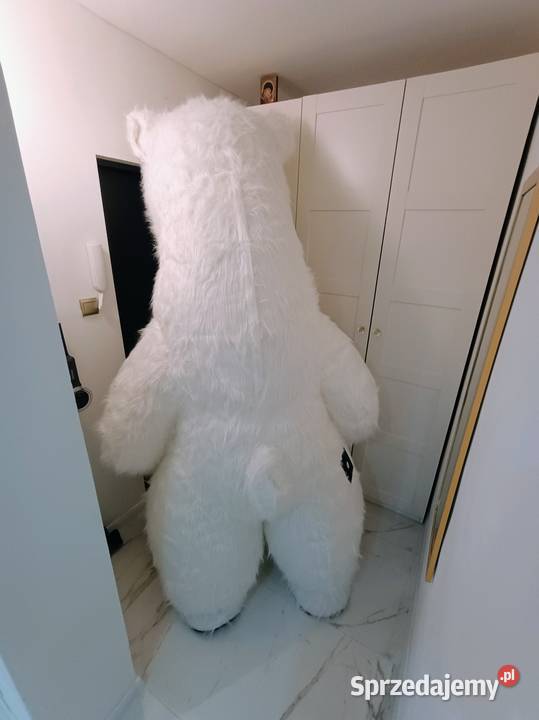 GIGANT XXL KOSTIUM DMUCHANY BIAŁEGO MISIA 26