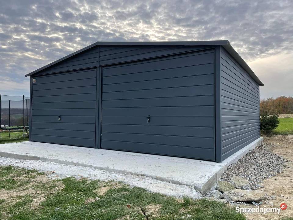 Garaż blaszany 6x5 PROMOCJA Wzmocniony Profilami łódzkie Łódź sprzedam