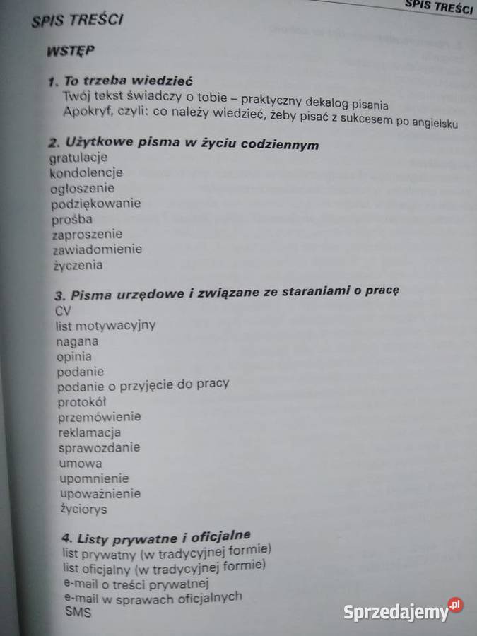 Poradnik pisać angielsku książki księgarnie Warszawa