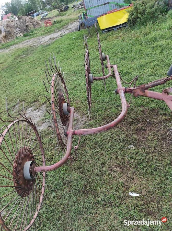 Zgrabiarka słoneczko trzącharka do siana 4 Maszyny zielonkowe Żyrardów sprzedam