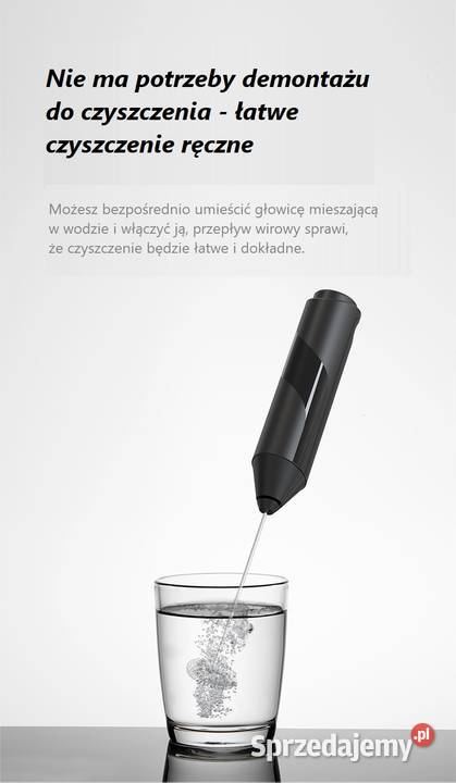 SPIENIACZ DO MLEKA elektryczny elegancki do kawy Zielonka
