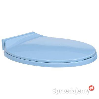 vidaXL Cicho zamykana deska sedesowa niebieska Warszawa