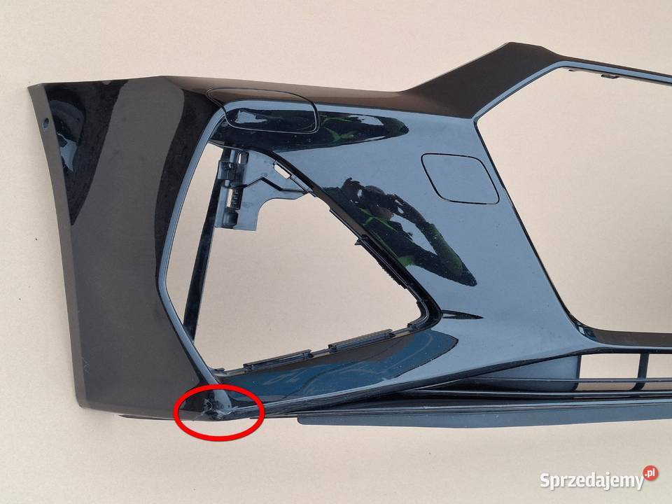 AUDI RS6 C8 RS7 ZDERZAK PRZÓD PRZEDNI PŁYTA Bieleń