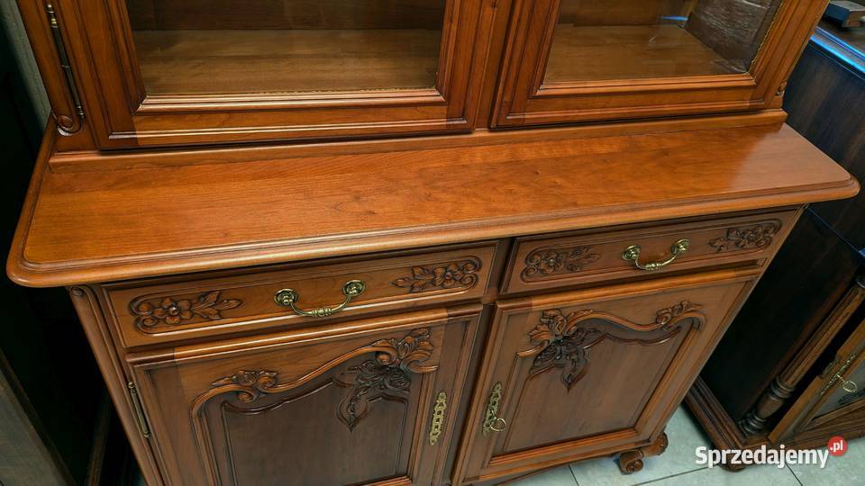 Piękny kredens ludwikowski czereśniasklep Dąbrowa Górnicza