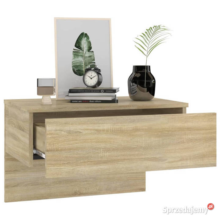Wisząca szafka nocna dąb sonoma WM810941 Nocne Warszawa