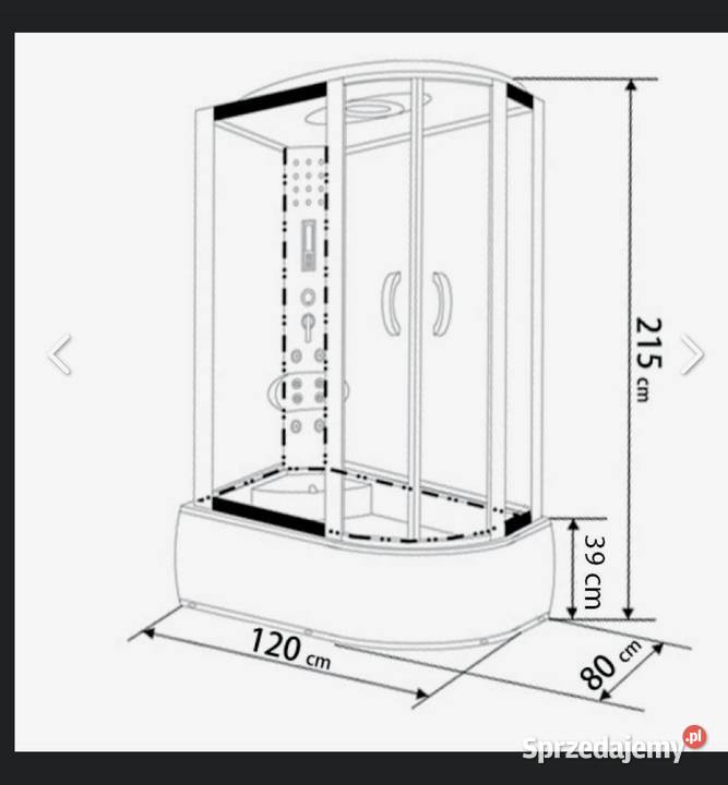 Kabiną prysznicową zy brodzikiem i panele