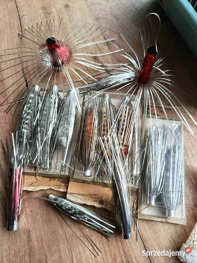 Pajączki bombki na choinkę z PRL Sztukę 14 sztuk Choszczno