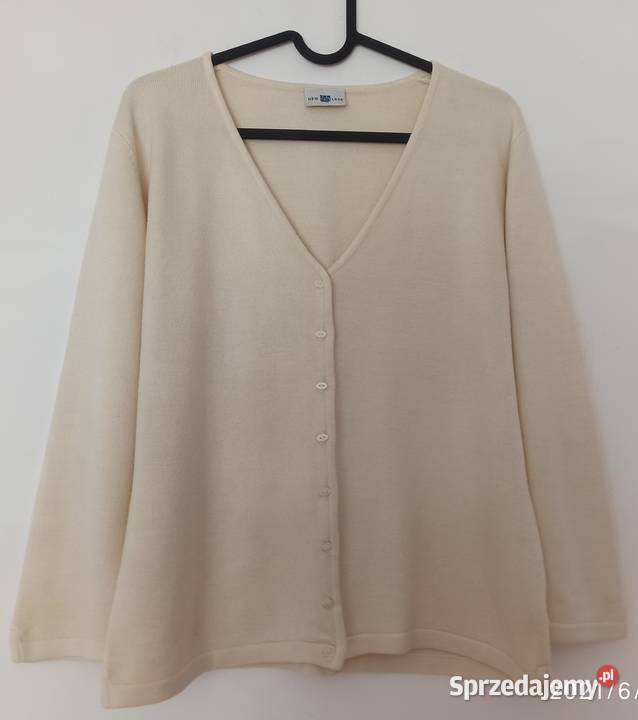Sweter w kolorze ecru Vintage Look rozmiar LXL Radzyń Podlaski sprzedam