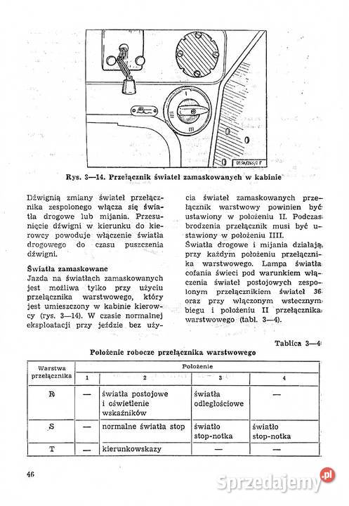 INSTRUKCJA OBSŁUGI STAR 266 Pozostałe Książki i Podręczniki podkarpackie Stalowa Wola