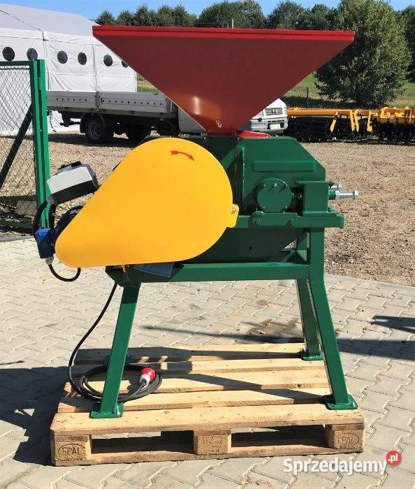 Gniotownik 3kW WALCOWY zgniatacz ziarna GZ05 150 Kamionna