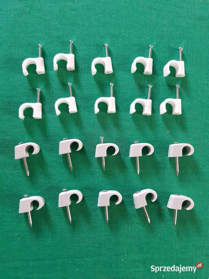 Uchwyty kablowe białeszare 711 mm 20 sztuk Wiśniowa Góra