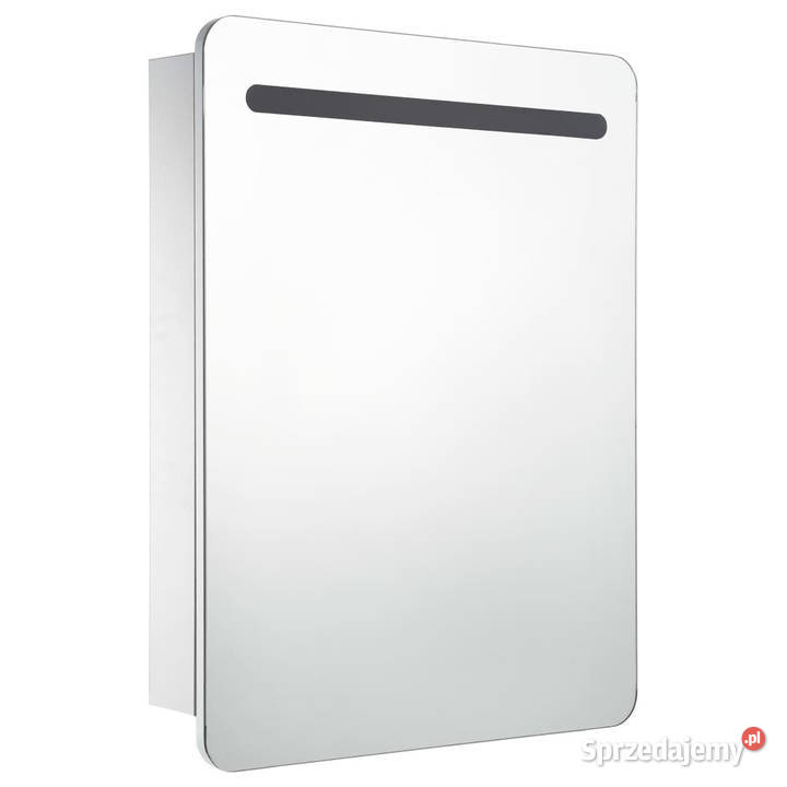 Szafka łazienkowa z lustrem i LED 60 x 11 x 80 Warszawa