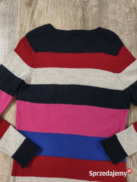 Sweter w wielokolorowe pasy rozmiar 1240 Rozmiar 40(L) Hajnówka sprzedam