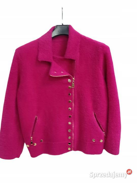 WIOSNAJESIEN GRUBA Kurtka Alpaka UNI BIUST DO