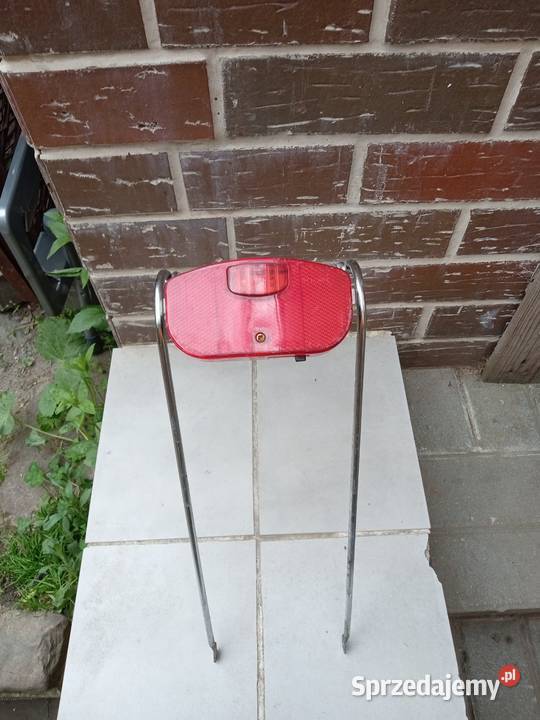 Romet Wagant PRL bagażnik chromowany plus lampa Bydgoszcz