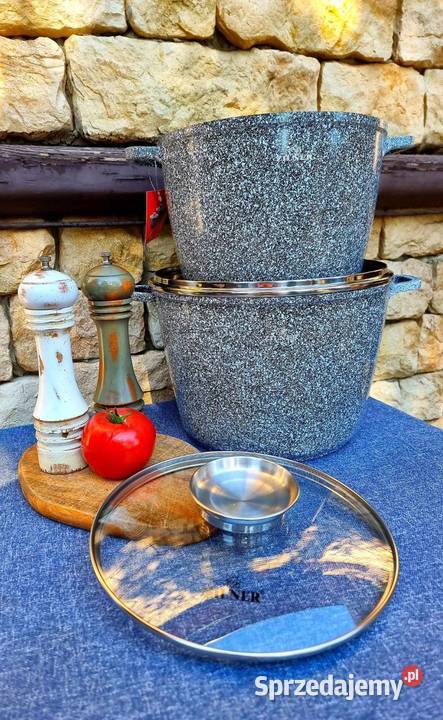 Garnki marmur rosołowe sprzedam