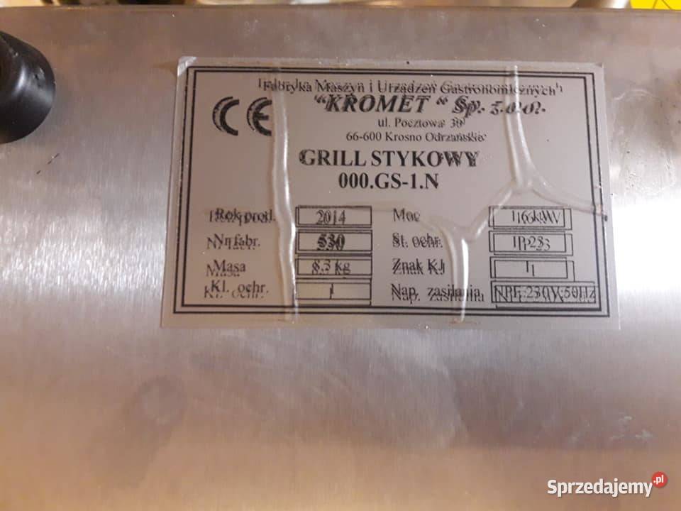 Kromet grill stykowy ryflowany Poznań