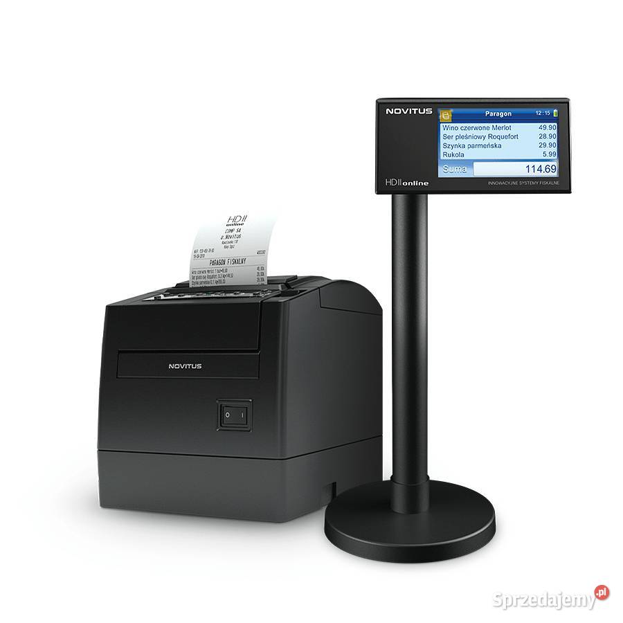 Drukarka fiskalna NOVITUS HD II Online z Nowogard sprzedam