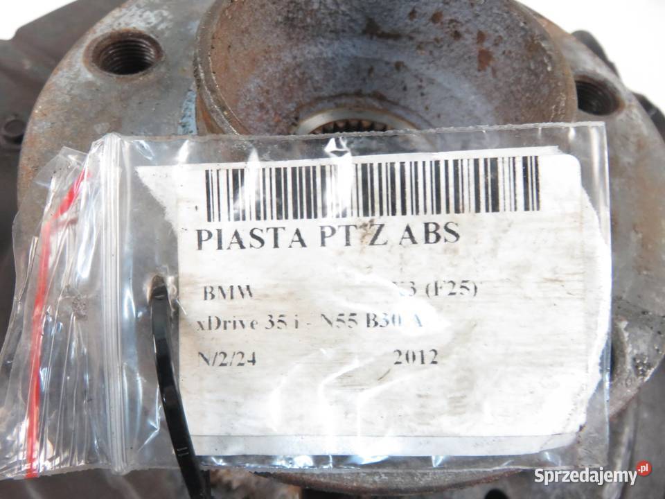 PIASTA TYLNA PRAWA BMW X3 F25 xDrive osobowe